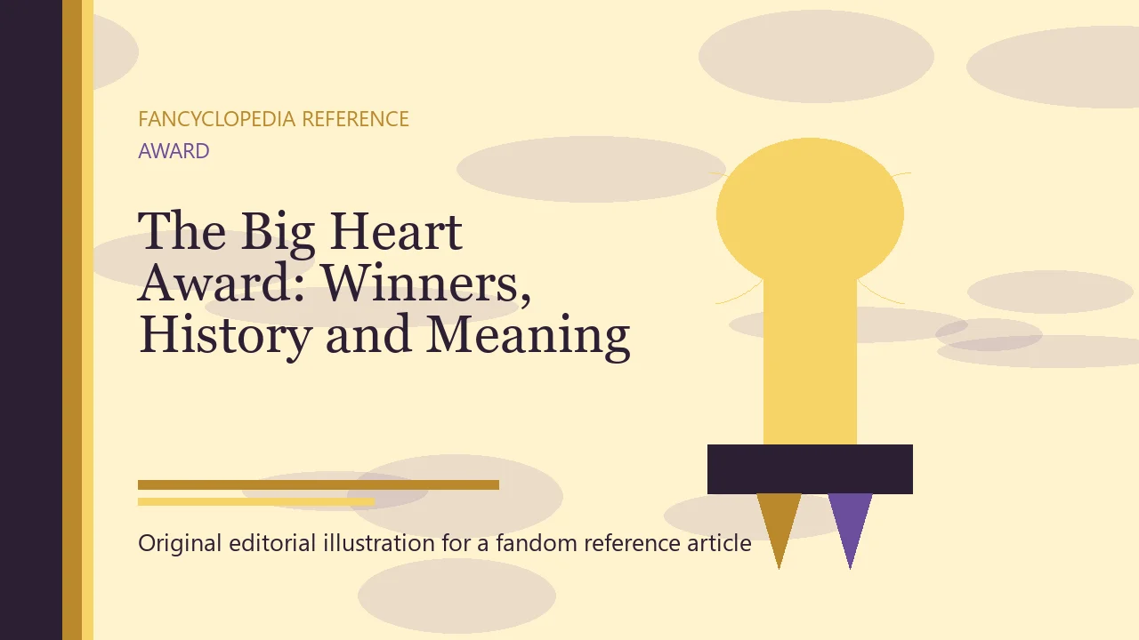 The Big Heart Award: Winners, History and Meaning editorial illustration
