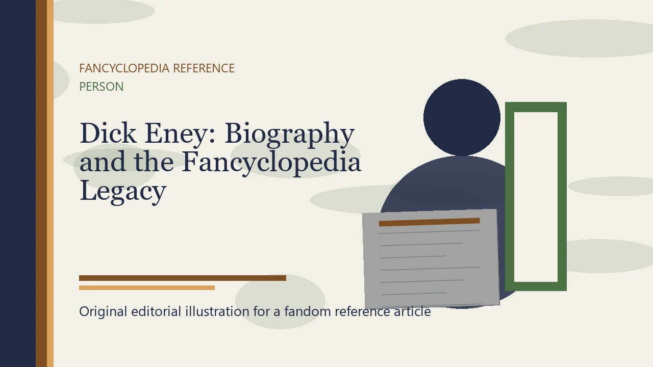Dick Eney: Biography and the Fancyclopedia Legacy editorial illustration