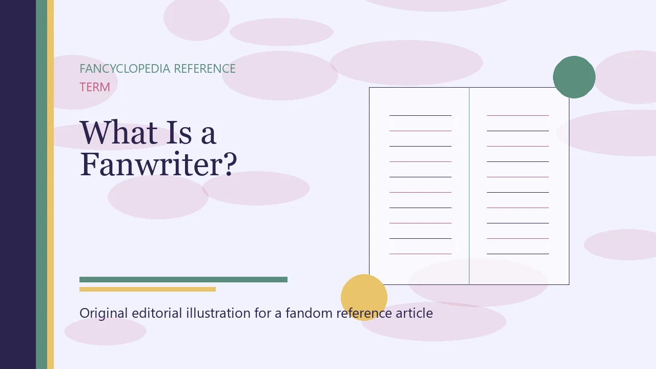What Is a Fanwriter? editorial illustration