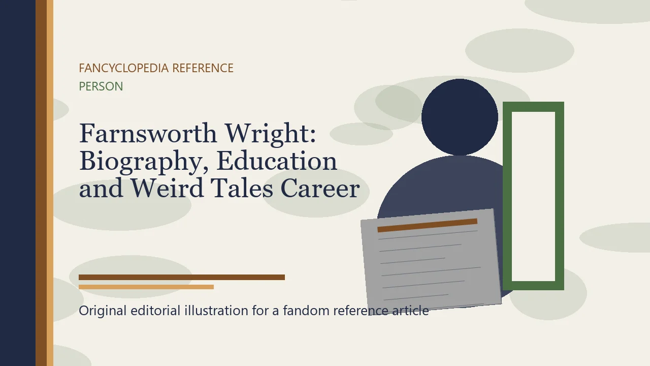 Farnsworth Wright: Biography, Education and Weird Tales Career editorial illustration