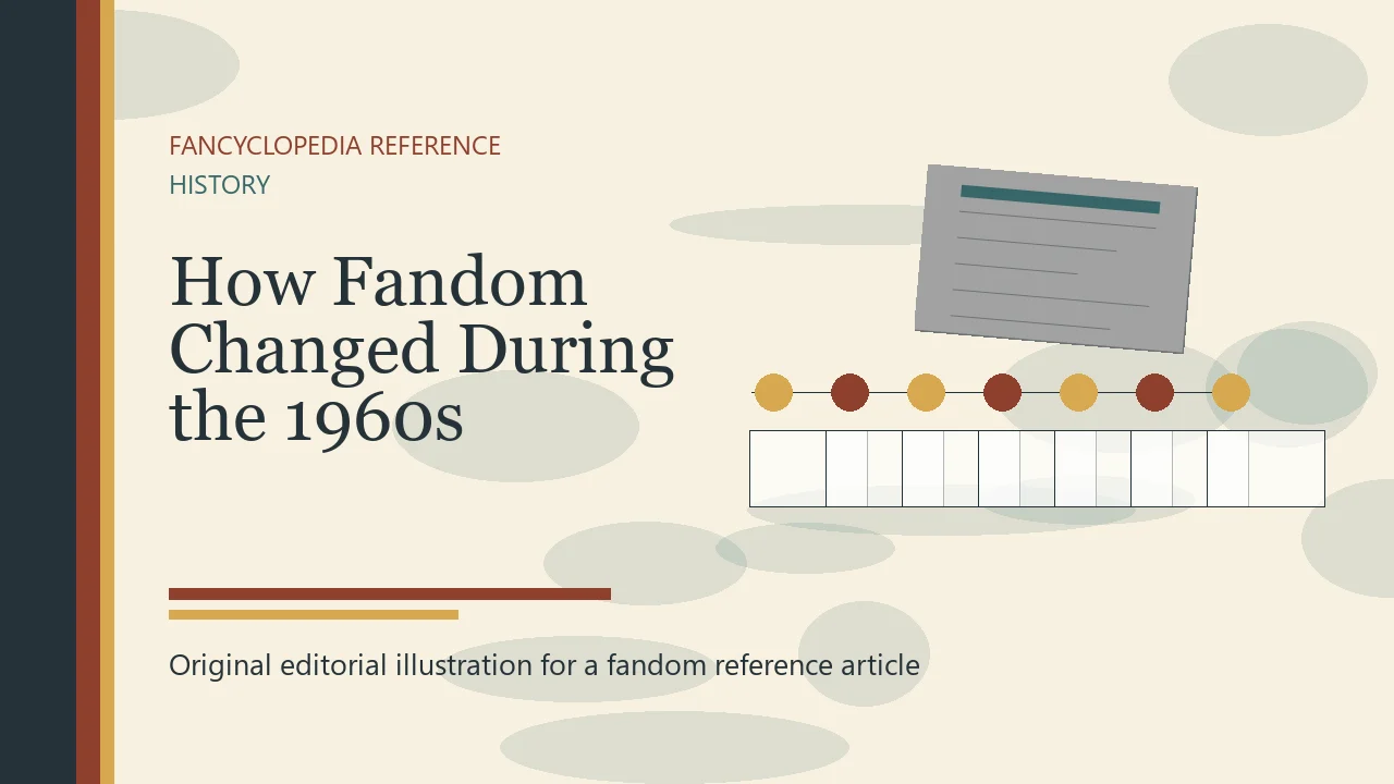 How Fandom Changed During the 1960s editorial illustration