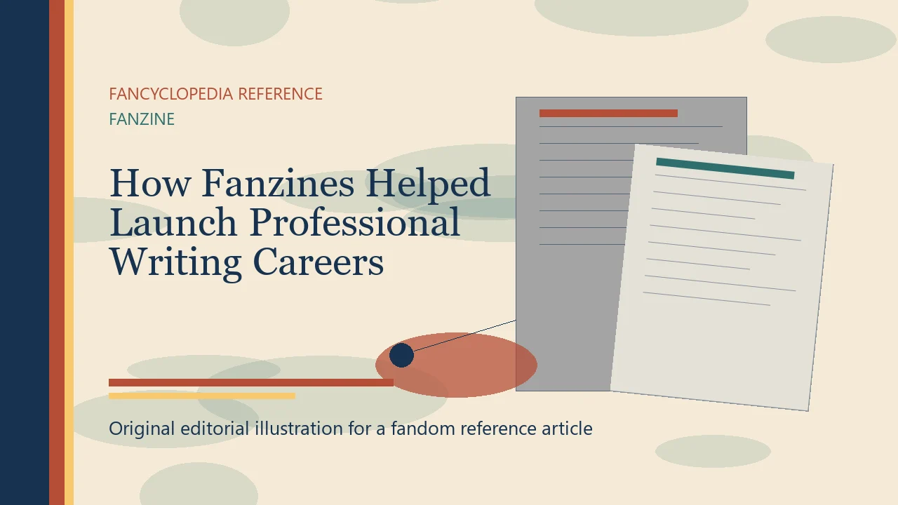 How Fanzines Helped Launch Professional Writing Careers editorial illustration