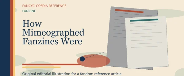 How Mimeographed Fanzines Were Printed