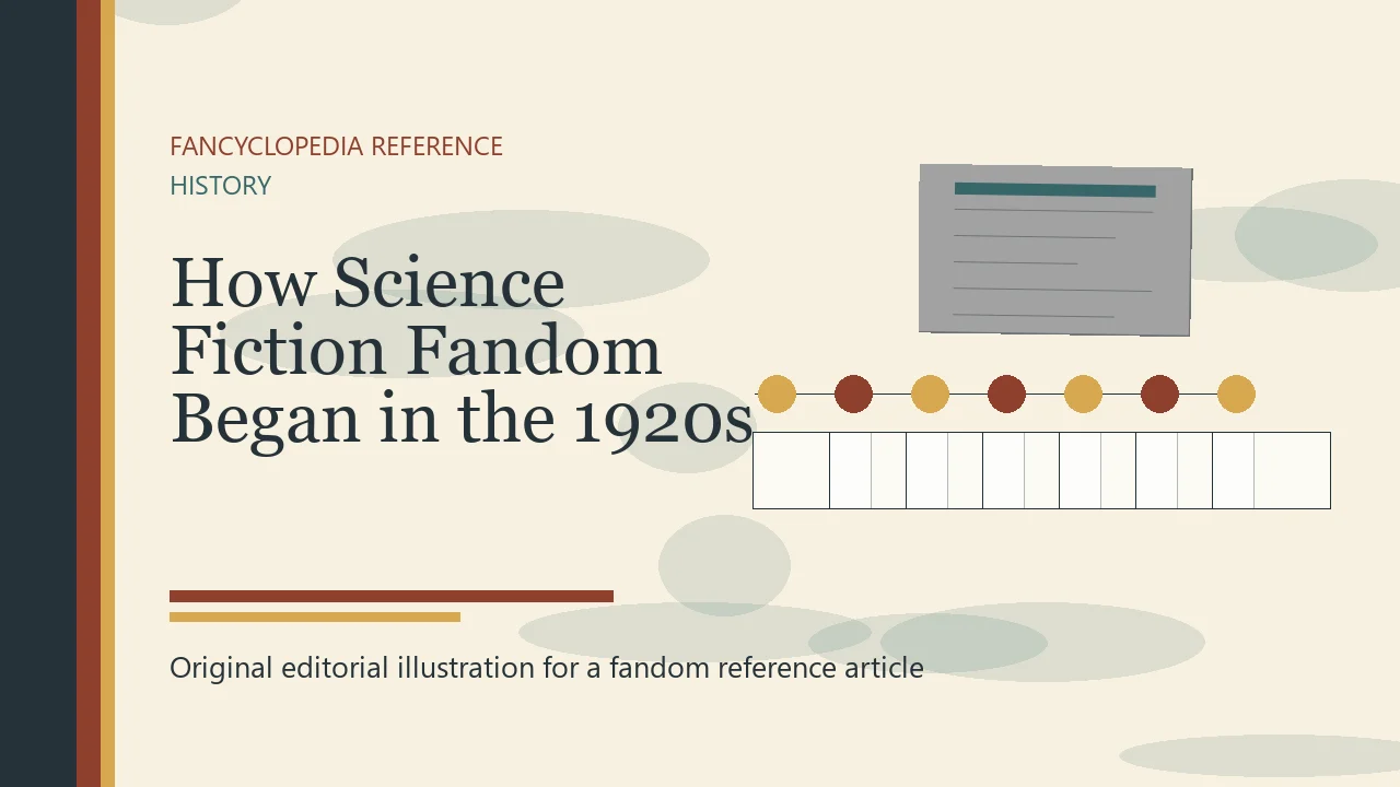 How Science Fiction Fandom Began in the 1920s editorial illustration