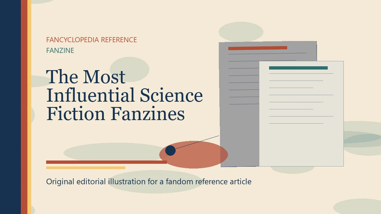 The Most Influential Science Fiction Fanzines editorial illustration