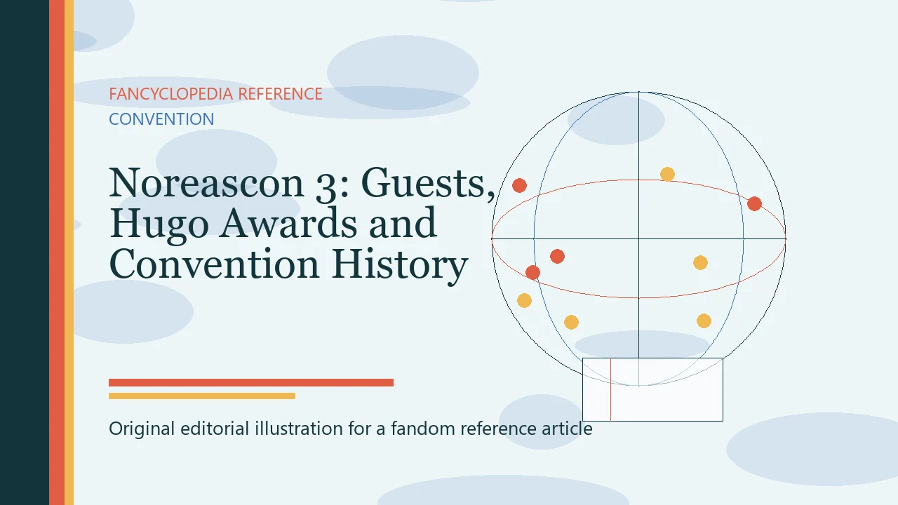 Noreascon 3: Guests, Hugo Awards and Convention History editorial illustration