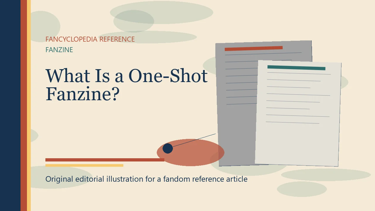 What Is a One-Shot Fanzine? editorial illustration