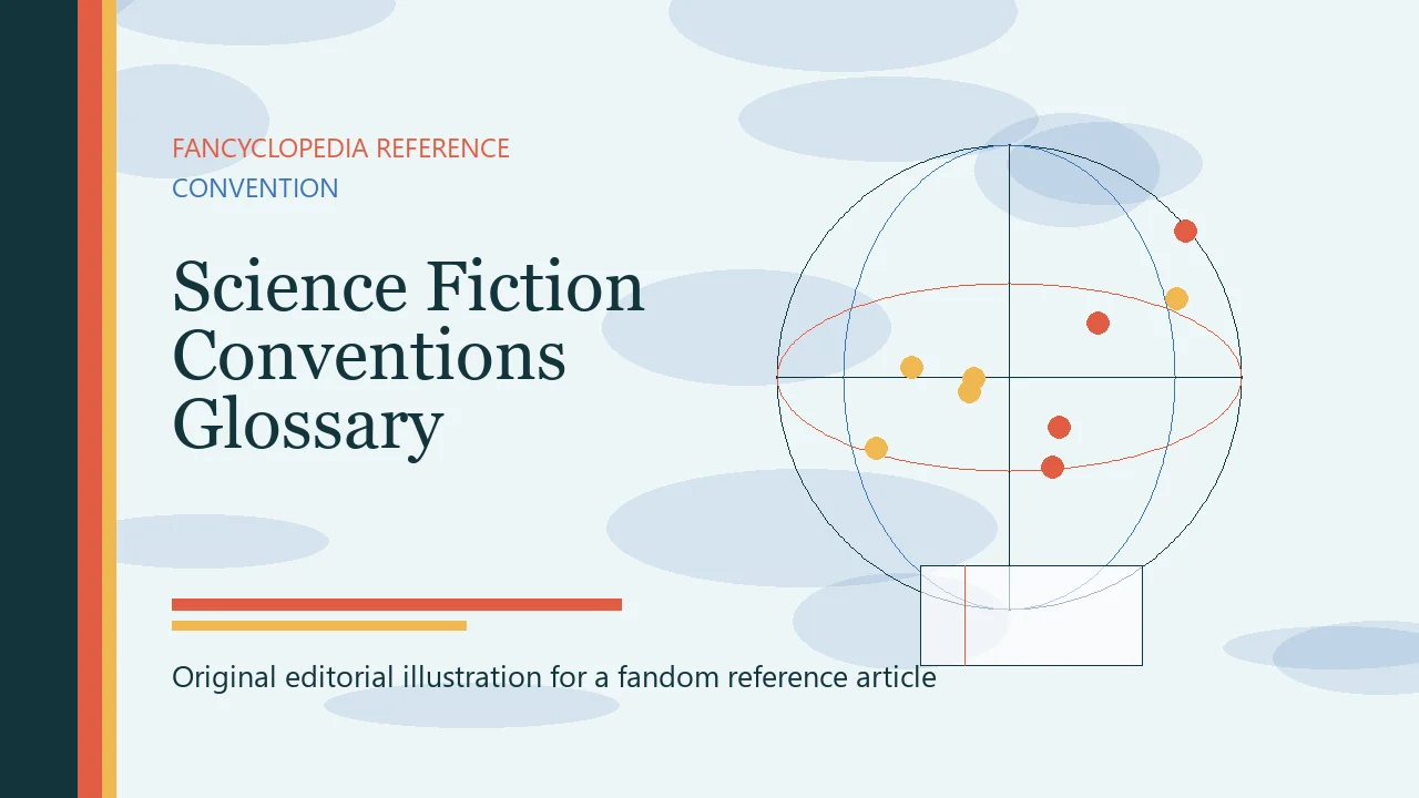 Science Fiction Conventions Glossary editorial illustration