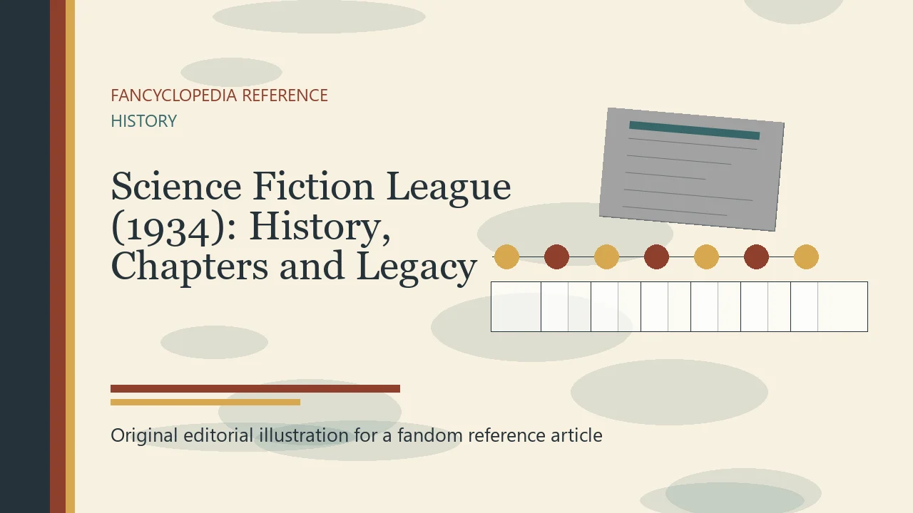 Science Fiction League (1934): History, Chapters and Legacy editorial illustration
