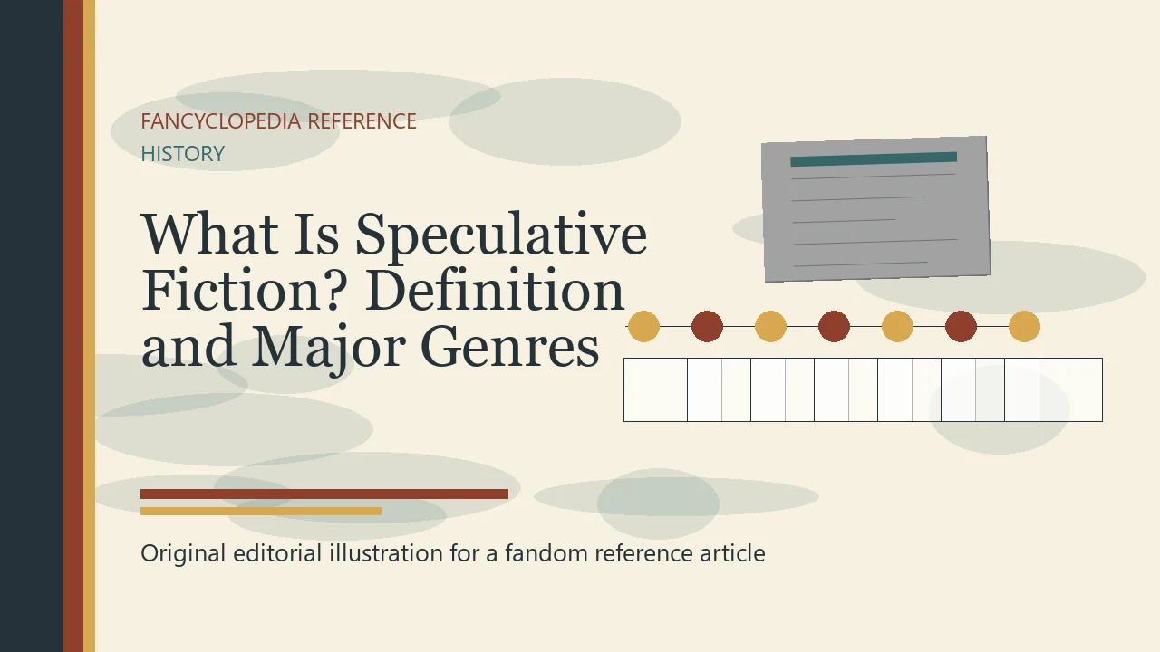 What Is Speculative Fiction? Definition and Major Genres editorial illustration