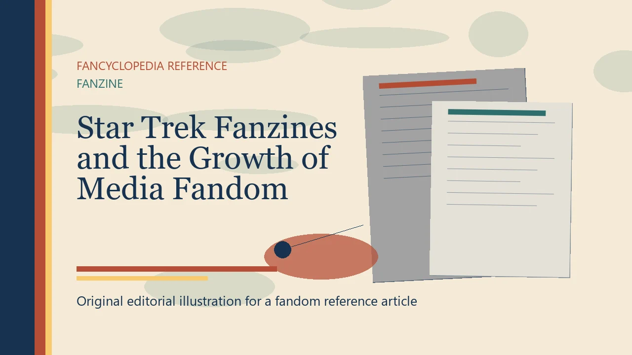 Star Trek Fanzines and the Growth of Media Fandom editorial illustration