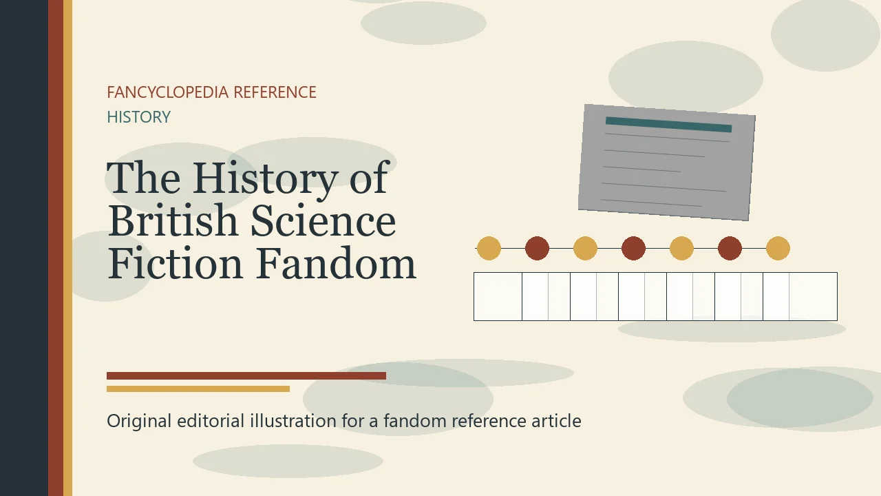 The History of British Science Fiction Fandom editorial illustration