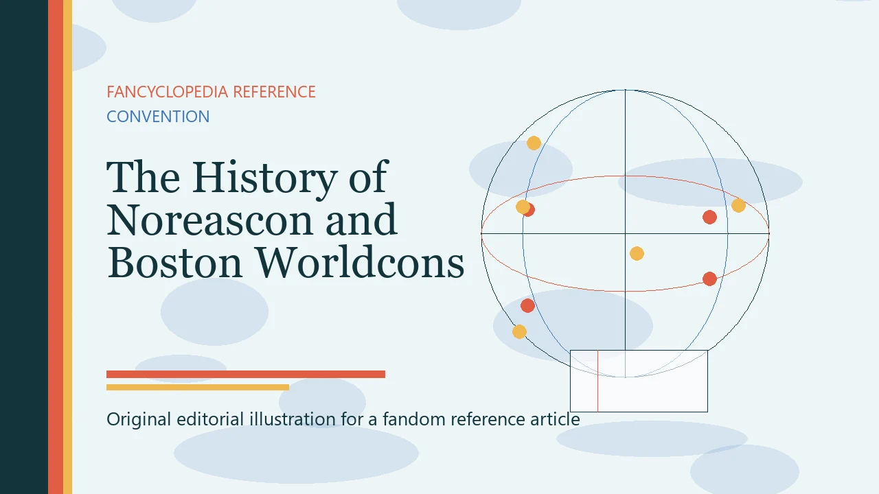 The History of Noreascon and Boston Worldcons editorial illustration