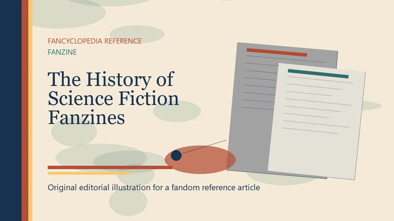 The History of Science Fiction Fanzines editorial illustration