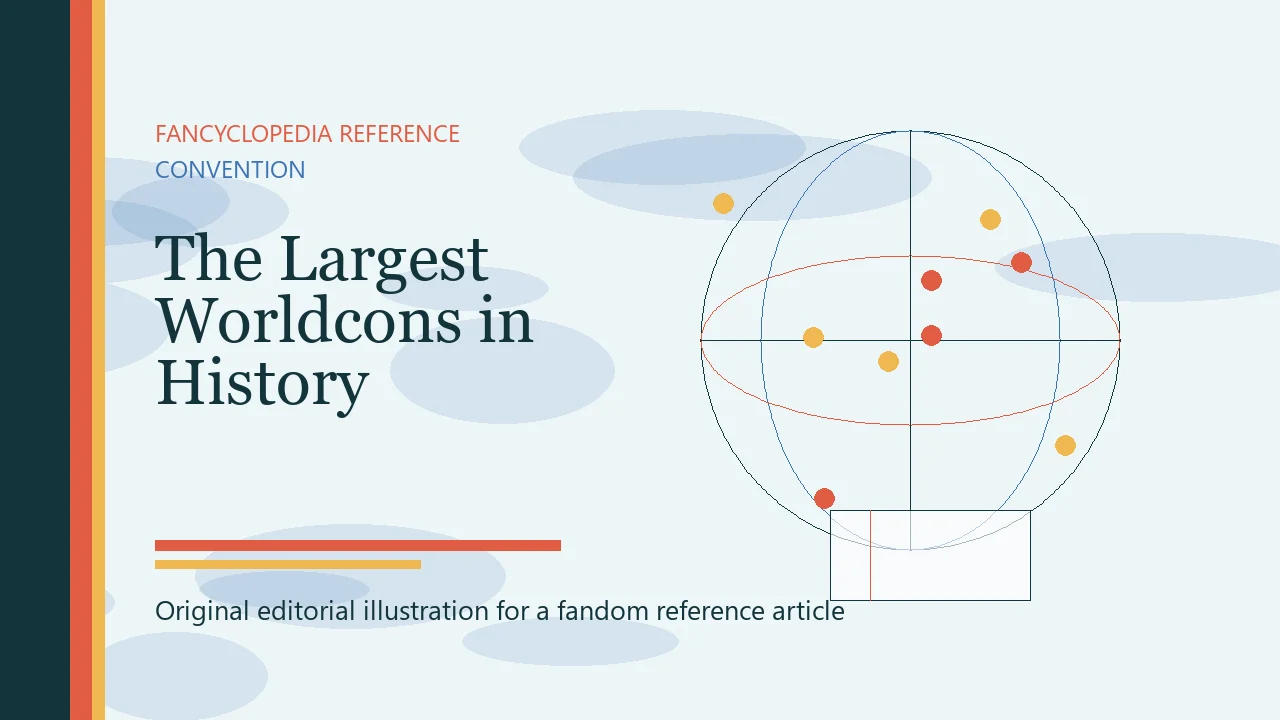 The Largest Worldcons in History editorial illustration