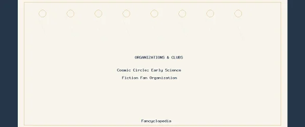 Cosmic Circle: Early Science Fiction Fan Organization