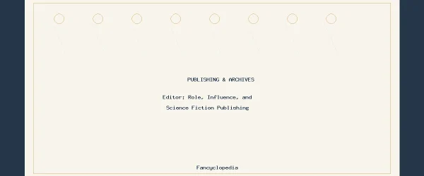 Editor: Role, Influence, and Science Fiction Publishing